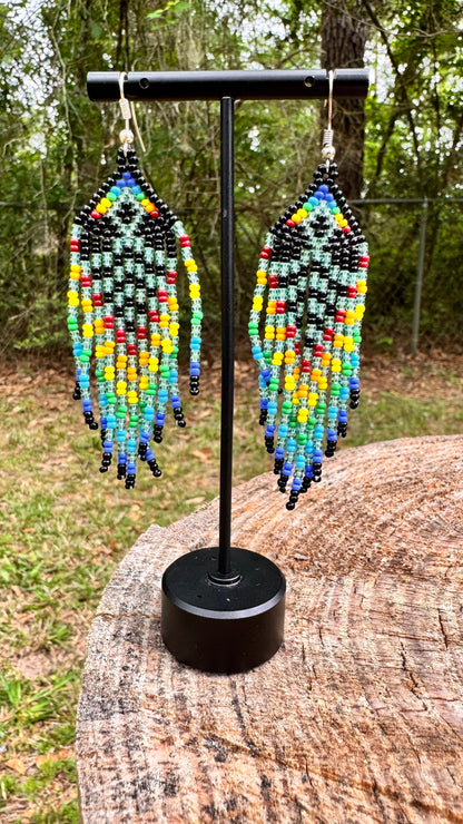 Traditional Beaded Earrings