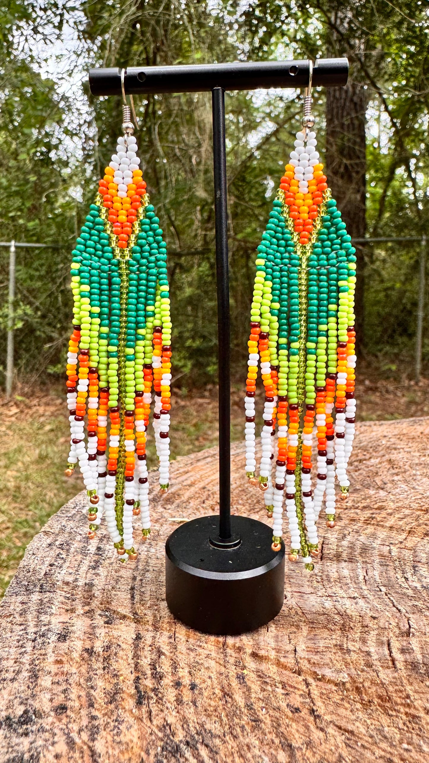 Traditional Beaded Earrings