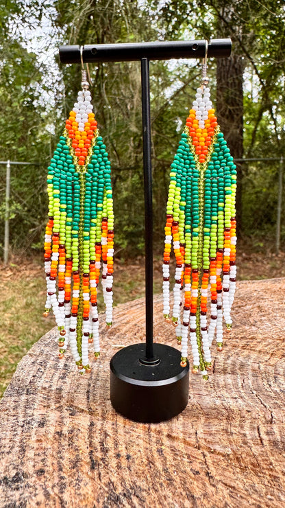 Traditional Beaded Earrings