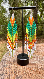 Traditional Beaded Earrings