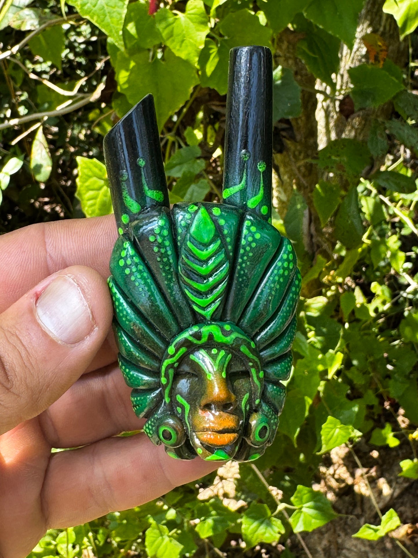 Astral Spirit of the Native Kuripe - Psychedelic UV Reactive