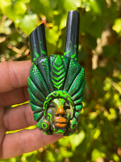 Astral Spirit of the Native Kuripe - Psychedelic UV Reactive