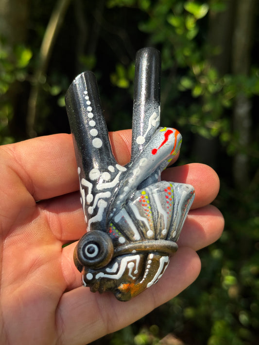 Astral Sentinel Spirit Kuripe - Psychedelic UV Reactive