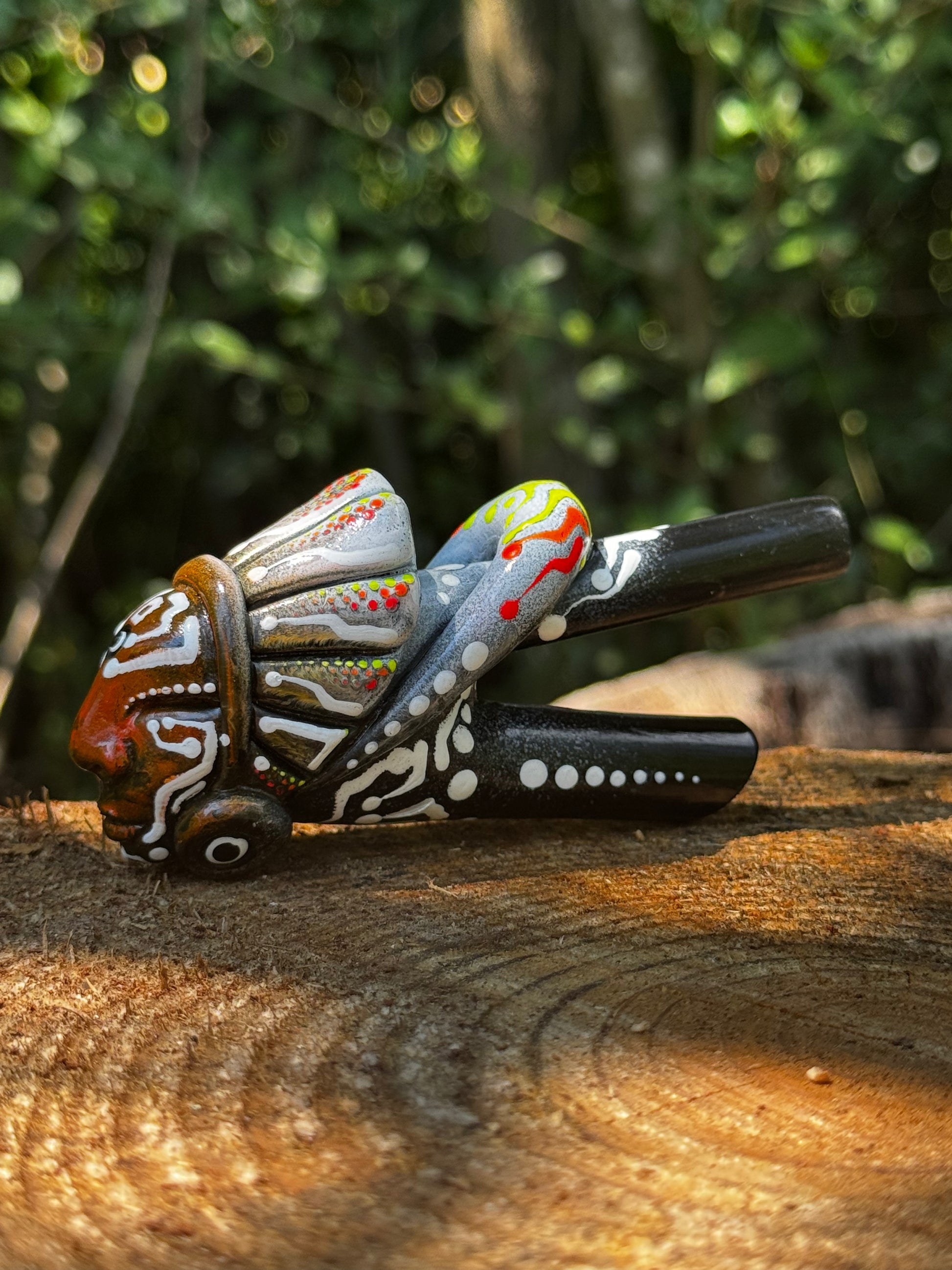 Astral Sentinel Spirit Kuripe for Hapé Rituals and spiritual Activation