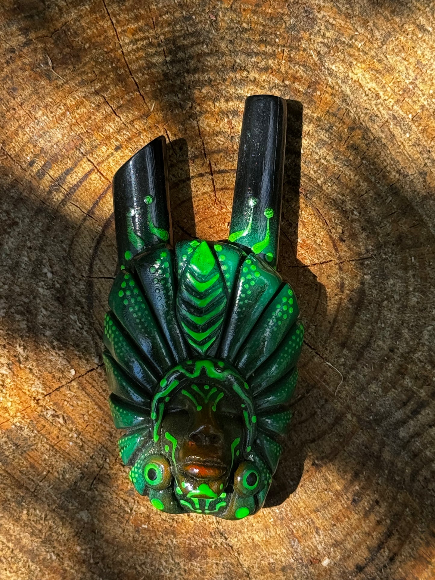 Astral Spirit of the Native Kuripe - Psychedelic UV Reactive