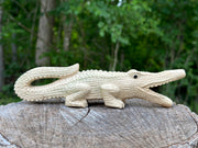 Crocodile kuripe (self applicator for hapé/rapé snuff)