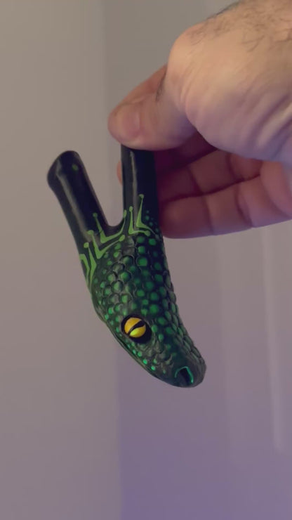 Astral Boa of Wisdom Kuripe - Psychedelic UV Reactive