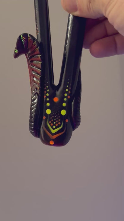 Astral King Cobra Kuripe - Psychedelic UV Reactive