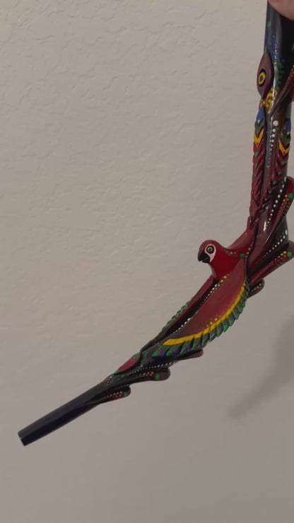 Astral Crimson Skycaller Tepi - Psychedelic UV Reactive
