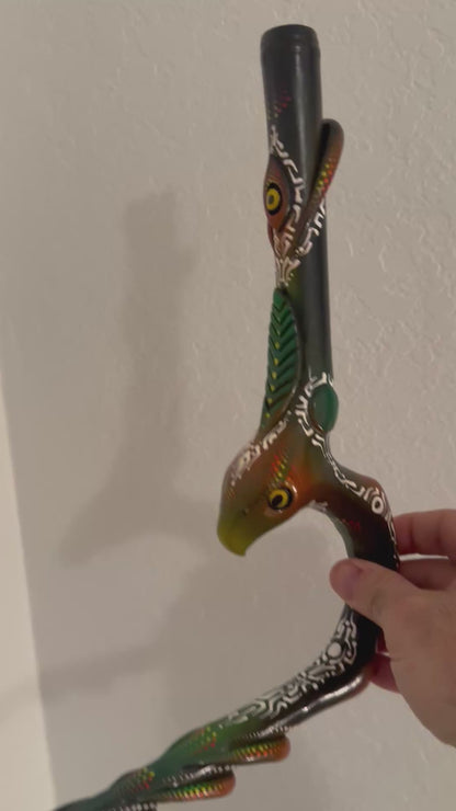 Astral Emerald Sky Sentinel Tepi - Psychedelic UV Reactive