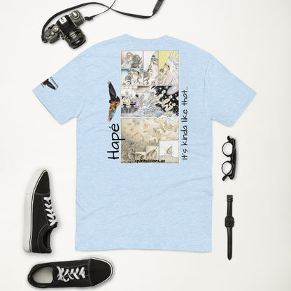 Mens Fitted T-shirt: Comic strip