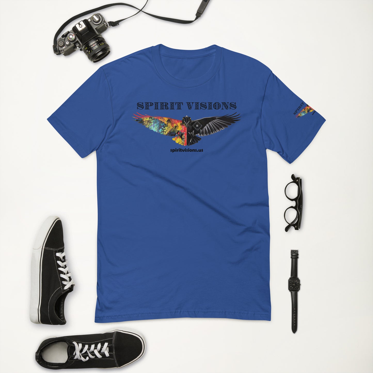 Mens Fitted T-shirt: Comic strip