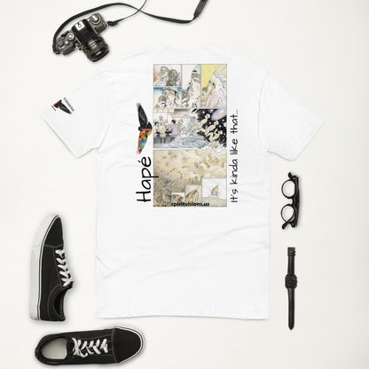 Mens Fitted T-shirt: Comic strip